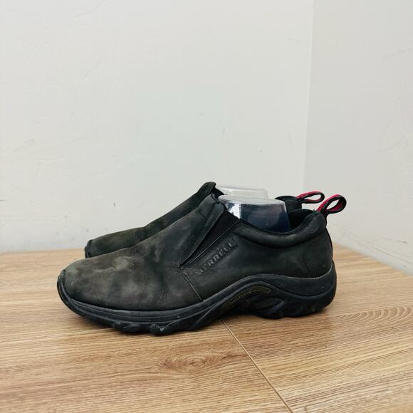Merrell Jungle Moc Nubuck Black Slip On Shoe Men’s Size 9 main image 10